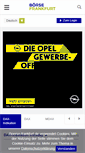 Mobile Screenshot of boerse-frankfurt.de